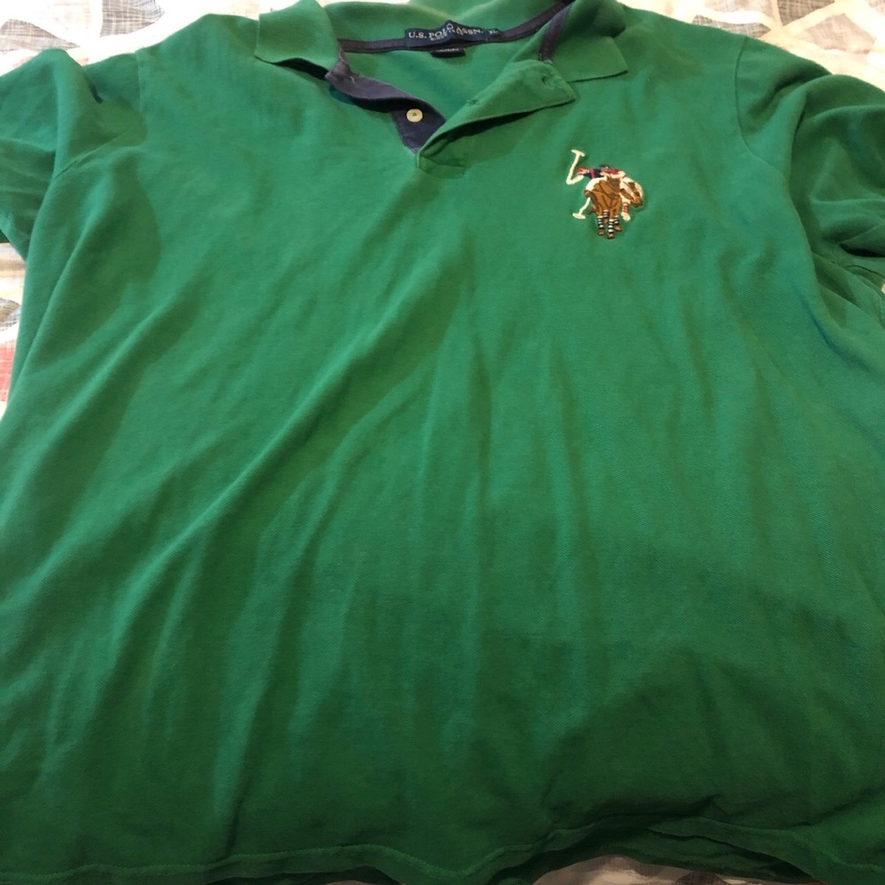 Green US polo ASSN men’s XL dress shirt